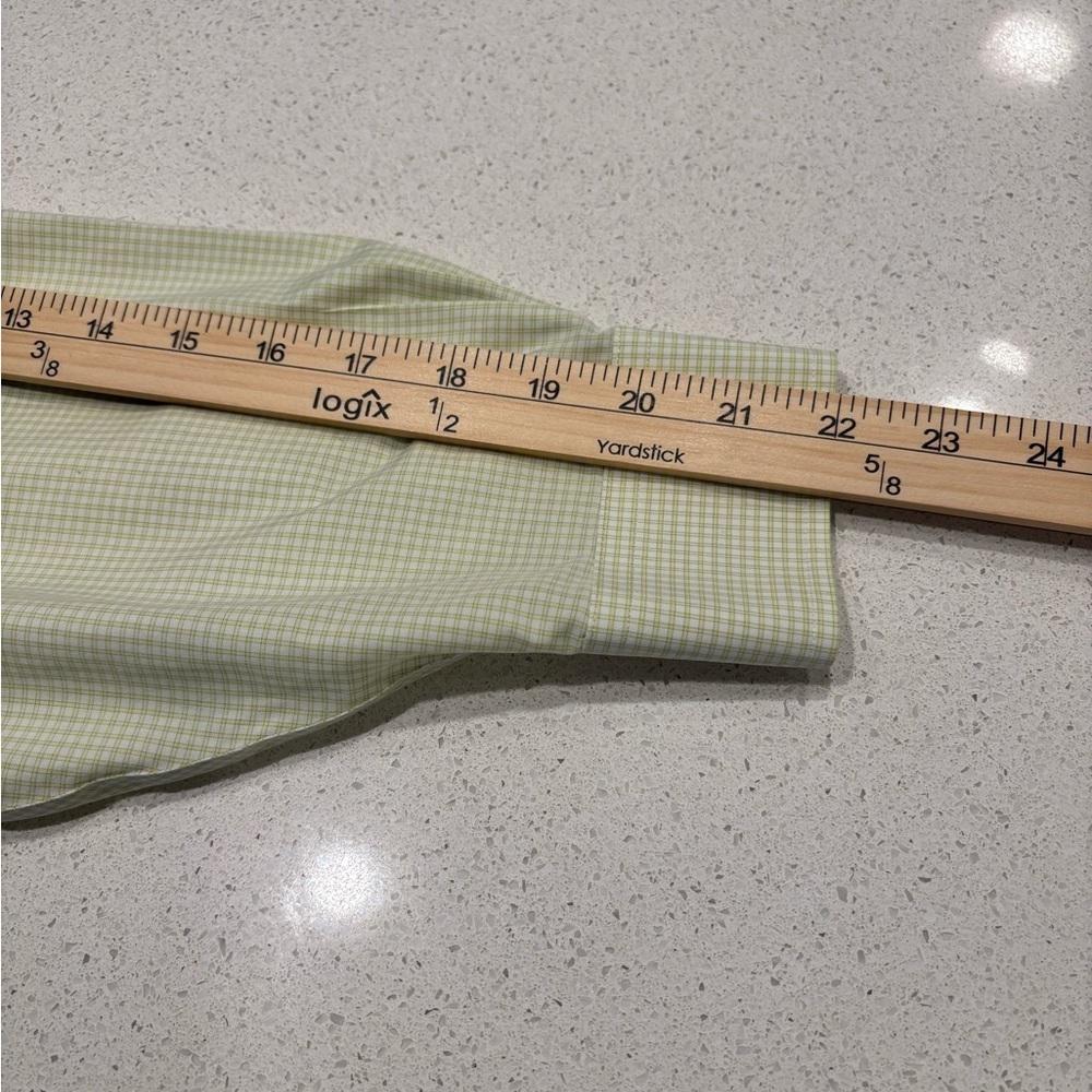 Brooks Brothers Pale Green Dress Shirt, Size 17 2/3 - Picture 8 of 10